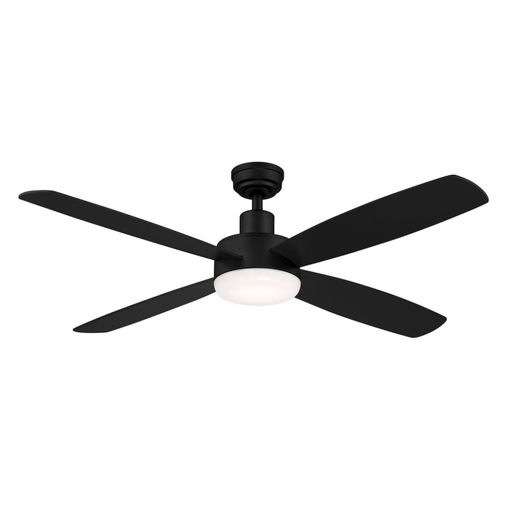 Wind River WR1602MB Aeris matte black LED ceiling fan 